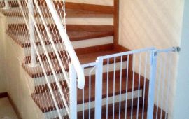 Instalação de Redes de Proteção e Portão em Escada